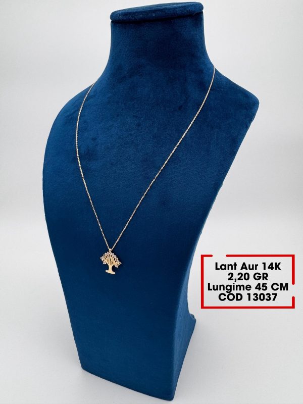 Lant Dama 14k 2.20gr. Lungime 45cm
