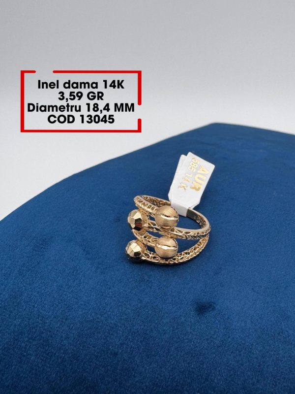 Inel Dama 14k 3.59Gr. Diametru 18.4mm