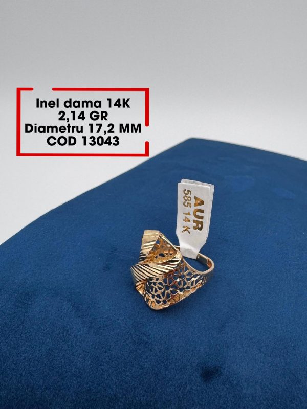 Inel Dama 14k 2.14Gr. Diametru 17.2mm