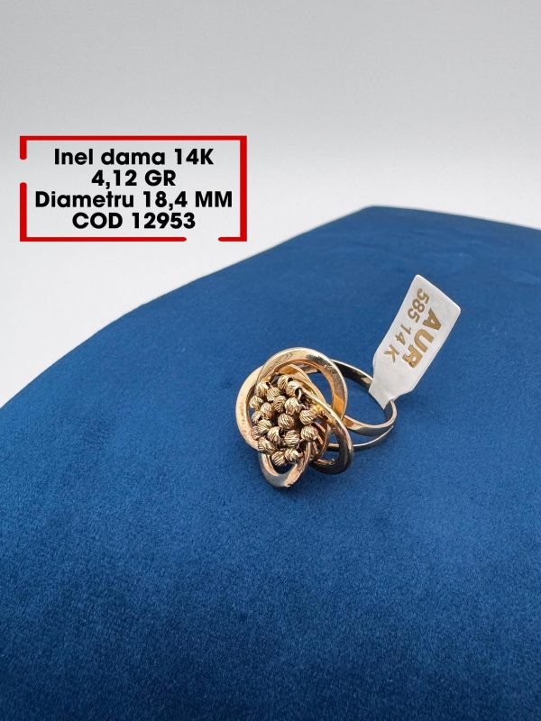 Inel Dama 14k 4.12Gr. Diametru 18.4mm