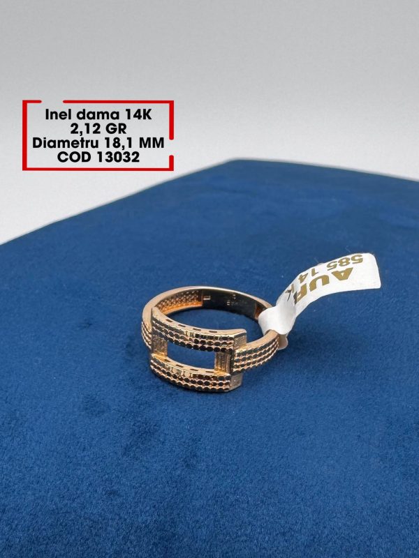 Inel Dama 14k 2.12Gr. Diametru 18.1 mm