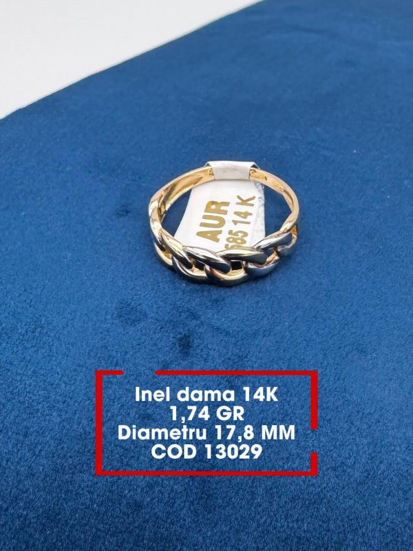 Inel Dama 14k 1.74Gr. Diametru 17.8mm
