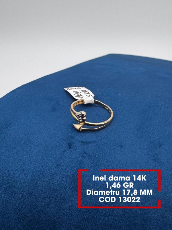 Inel Dama 14k 1.46Gr. Diametru 17.8mm