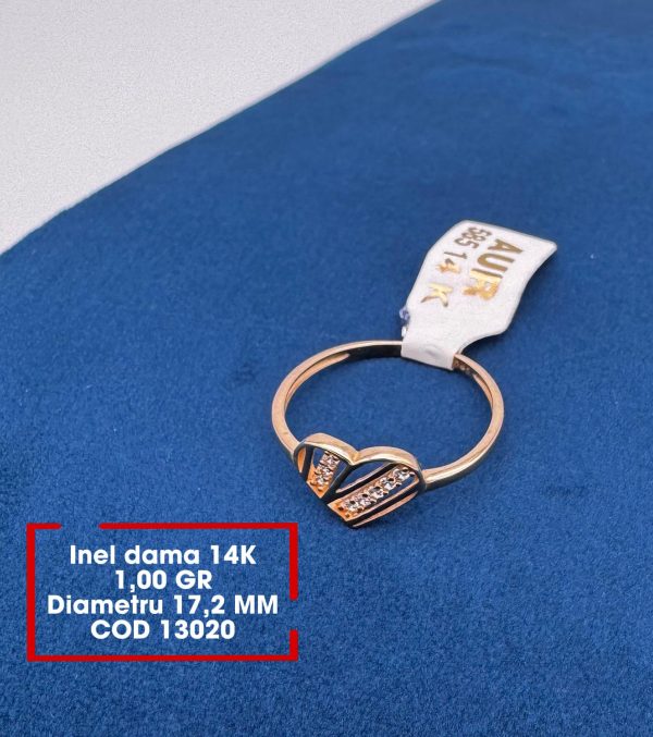 Inel Dama 14k 1.00Gr. Diametru 17.2mm