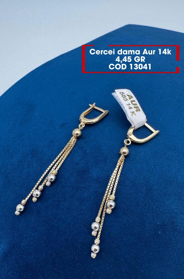 Cercei Dama 14K 4.45Gr.
