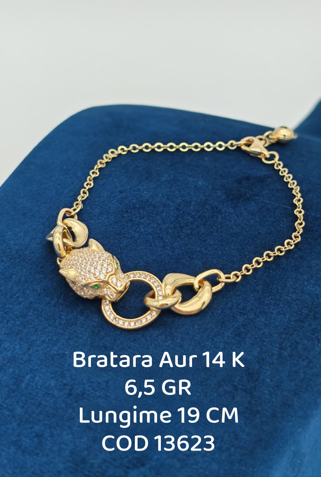 Bratara Dama Aur 14k 6.50gr. Lungime 19cm.