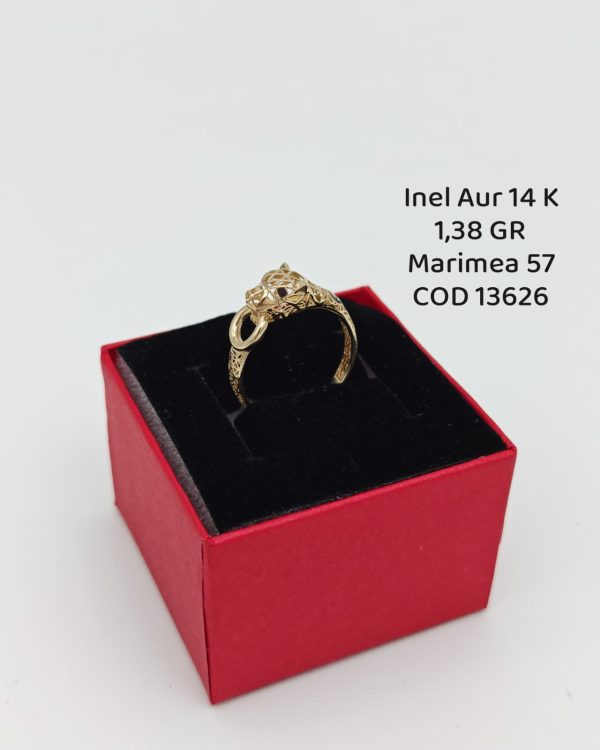 Inel Dama Aur 14k 1.38gr. Marimea 57.