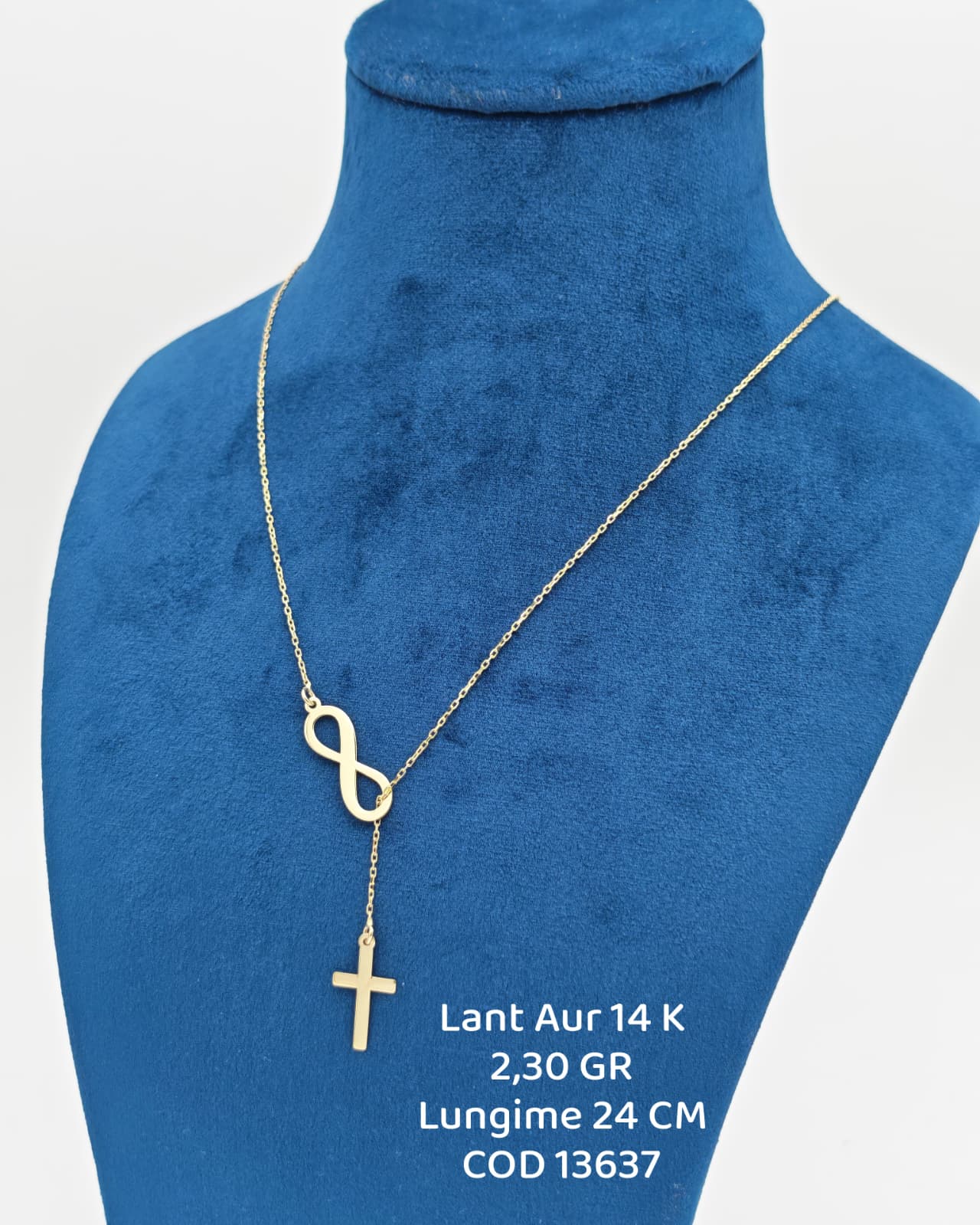 Lant Dama Aur 14k 2,30gr. Lungime 24cm