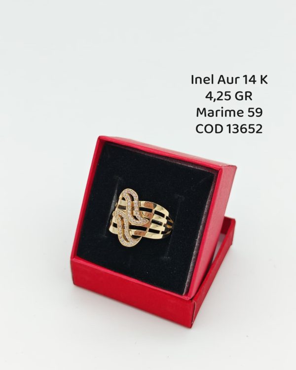 Inel Dama Aur 14k 4.25gr. Marimea 59