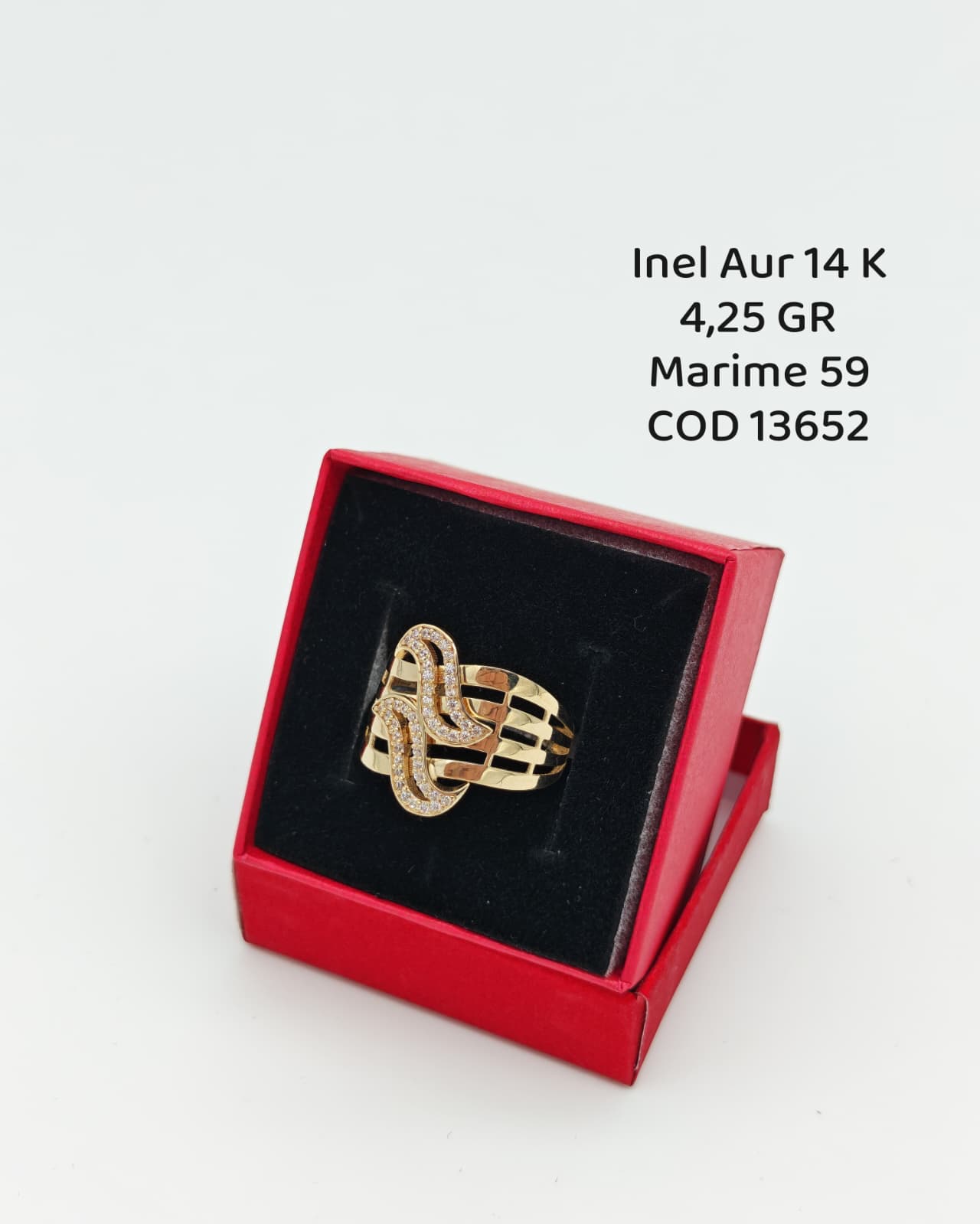 Inel Dama Aur 14k 4.25gr. Marimea 59