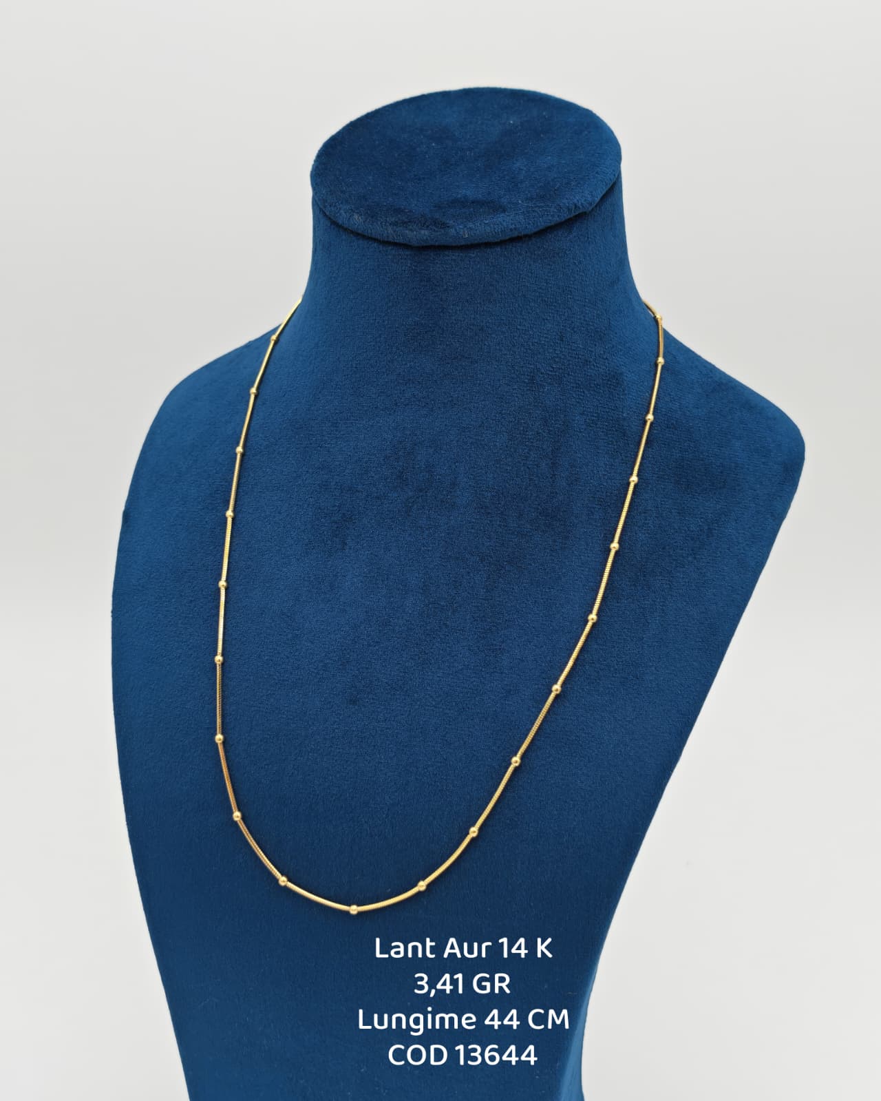 Lant Dama Aur 14k 3.41gr. Lungime 44cm