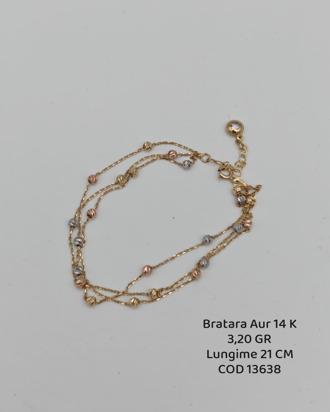 Bratara Dama Aur 14k 3.20gr. Lungime 21cm
