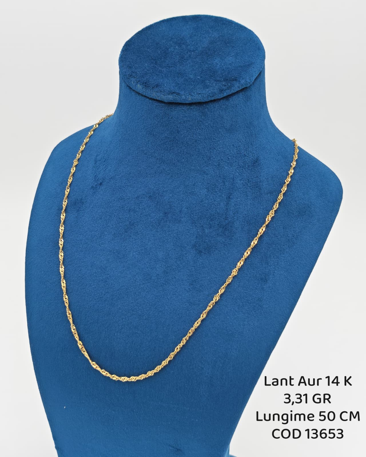 Lant Dama Aur 14k 3.31gr. Lungime 50cm