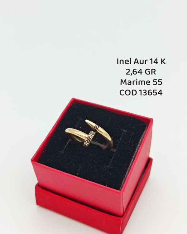 Inel Dama Aur 14k 2.64gr. Marimea 55