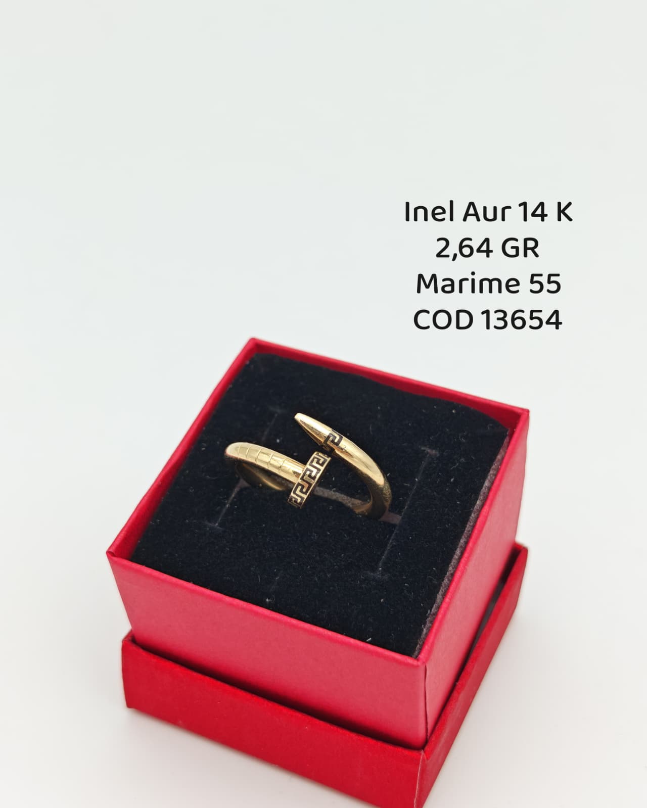 Inel Dama Aur 14k 2.64gr. Marimea 55