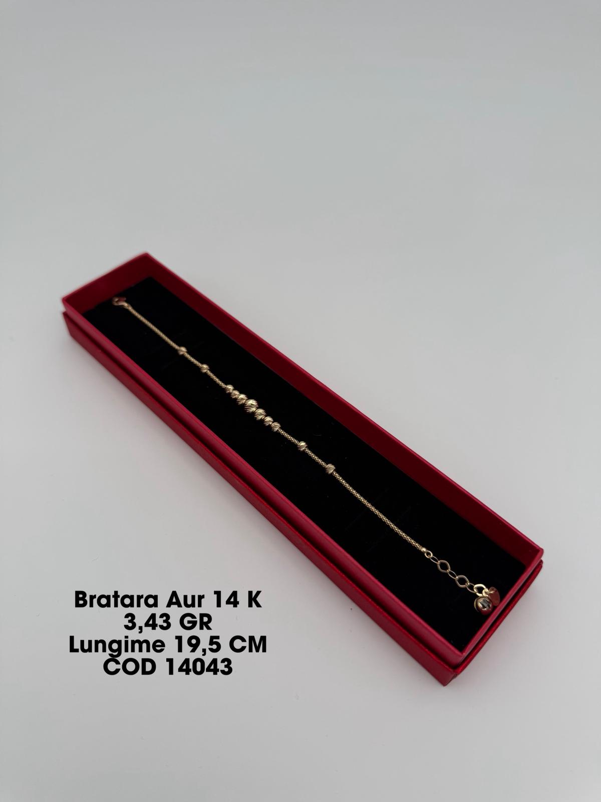 Bratara Aur 14k 3.43gr. Lungime 19.5cm