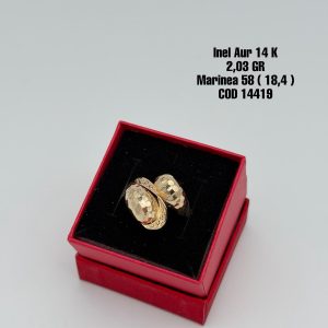 Inel Aur 14k 2.03 gr. Marimea 58 (18.4)