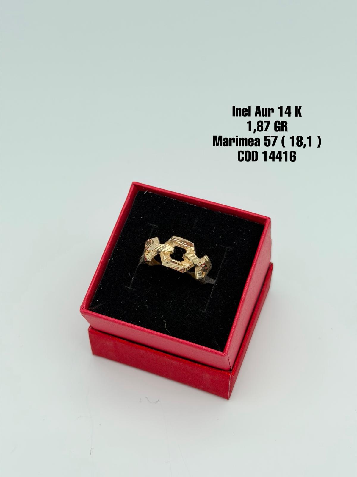 Inel Aur 14k 1.87 gr. Marimea 57 (18.1)